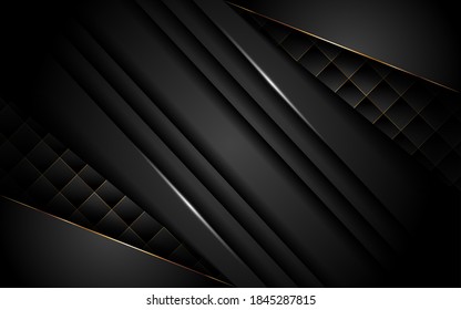 Abstract dark background with overlap texture layer and modern shape combination.