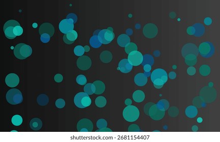 Fondo oscuro Abstractas con diseño de círculos azulados y azules superpuestos