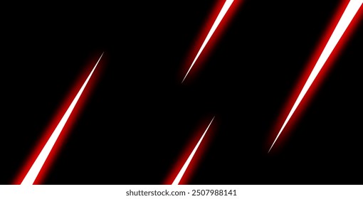 Abstract dark background, red glowing line 