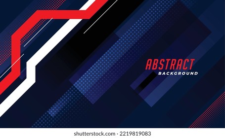 abstract dark background with red white lines vector