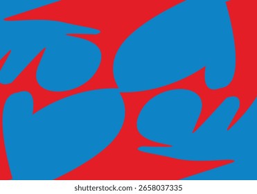 Abstract dark background with seamless wavy tribal pattern