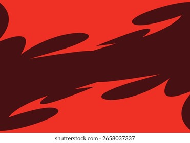 Abstractas fondo oscuro con patrón de llama ondulado sin fisuras y un poco de espacio de copia
