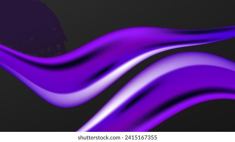 ABSTRACT DARK BACKGROUND WITH SHAPES GRADIENT PURPLE SMOOTH LIQUID COLOR DESIGN VECTOR TEMPLATE GOOD FOR MODERN WEBSITE, WALLPAPER, COVER DESIGN 