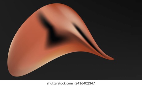 ABSTRACT DARK BACKGROUND WITH SHAPES GRADIENT BROWN SMOOTH LIQUID COLOR DESIGN VECTOR TEMPLATE GOOD FOR MODERN WEBSITE, WALLPAPER, COVER DESIGN 