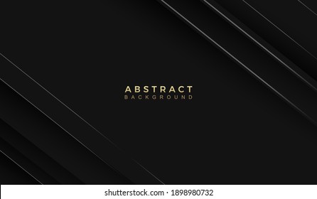 fondo oscuro abstracto con líneas brillantes, partícula. ... plantilla de diseño vectorial para banner, publicidad, afiche, portada.