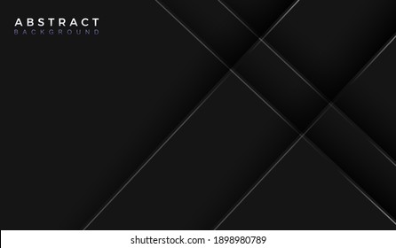 fondo oscuro abstracto con líneas brillantes, partícula. ... plantilla de diseño vectorial para banner, publicidad, afiche, portada.