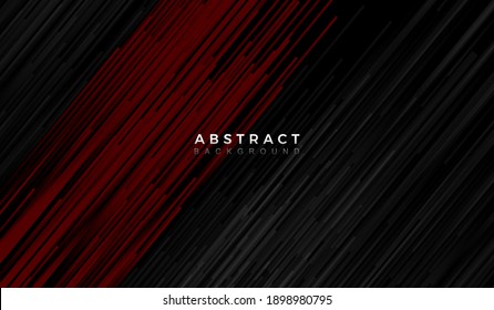 abstract dark  background with shiny lines, particle. . vector design template for banner, advertising, poster, cover.