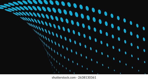 abstract dark  background with shiny lines, particle. . vector design template for banner, advertising, poster, cover.