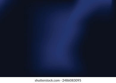 Abstract dark background. Silk satin fabric. Navy blue color. Elegant background with space for design. Soft wavy folds. Christmas, birthday, anniversary, award. Template.