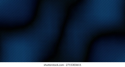Abstractas fondo oscuro. Tela de satén de seda. Color azul marino. Fondo elegante con espacio para el diseño. Suaves pliegues ondulados. Navidades, cumpleaños, aniversario, premio. Plantilla.