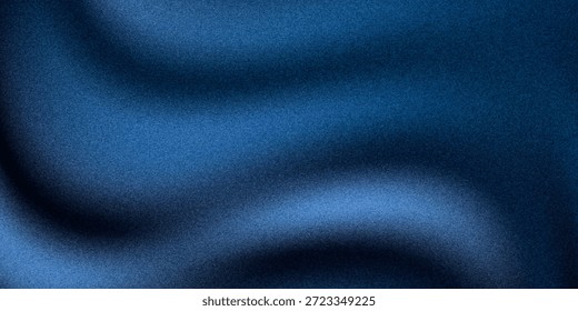 Abstractas fondo oscuro. Tela de satén de seda. Color azul marino. Fondo elegante con espacio para el diseño. Suaves pliegues ondulados. Navidades, cumpleaños, aniversario, premio. Plantilla.