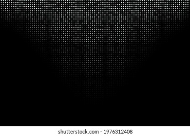 Abstract dark background with silver dust vector design, silver glitter