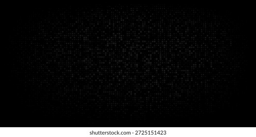 Fundo escuro abstrato de pequenos quadrados ou pixels em tons de preto e cinza cores.