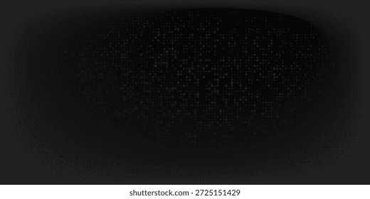 Fundo escuro abstrato de pequenos quadrados ou pixels em tons de preto e cinza cores.