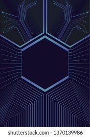 abstract dark background with space for text, scheme
