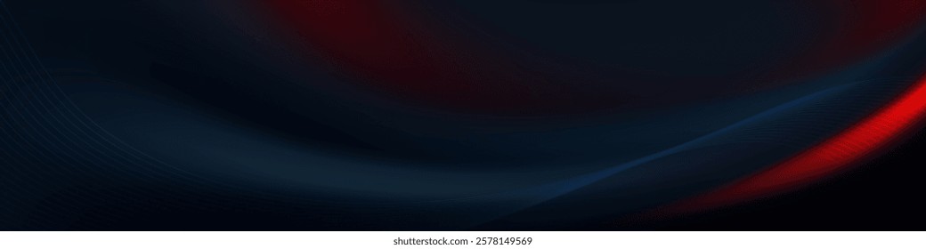 Abstract dark background with a subtle red flow