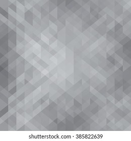 Abstract dark black background consisting with triangles. Vector illustration.