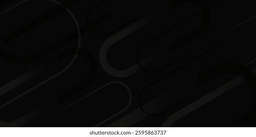 Abstract dark black background. Minimal geometric dark black background abstract design. Suitable for cover, background, booklet, brochure, poster, website, banner, flyer, corporate.