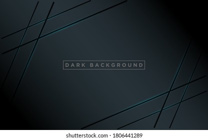 fondo de concepto de diseño de diseño de cuadros negros oscuros abstractos