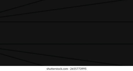 Abstract Dark Black Geometric Background Design