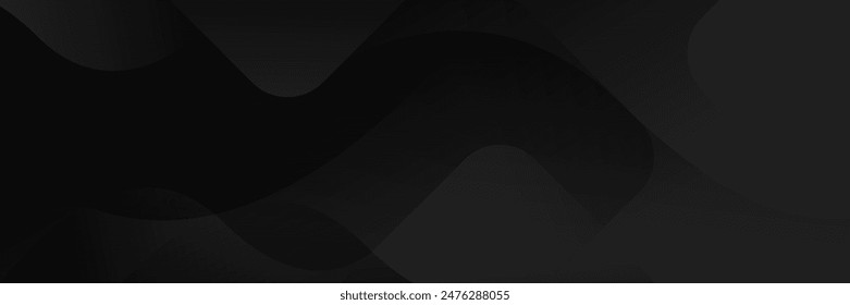 Abstractas negro oscuro Fondo de diseño de Anuncio geométrico.