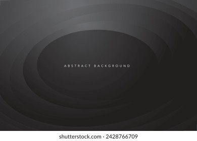 Abstract dark black and gray background. Modern and geometric design template