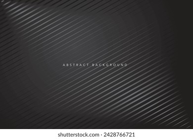 Abstrakter dunkler schwarzer und grauer Hintergrund. Moderne und geometrische Designvorlage