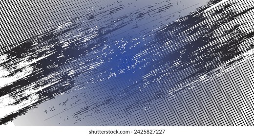 Abstract dark black and white background with layered 3d design and space for text