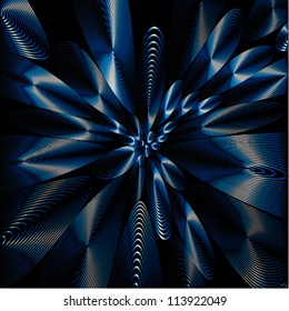 abstract & dark blue background