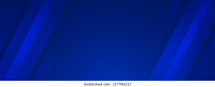 diseño abstracto de banner de fondo azul oscuro