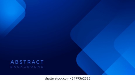 abstract dark blue background banner design