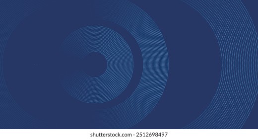 plano de fundo azul escuro abstrato com círculos