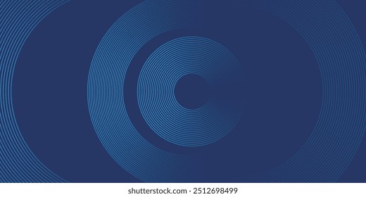 plano de fundo azul escuro abstrato com círculos