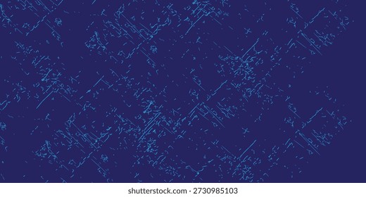Abstrakter dunkelblauer Hintergrund mit türkiser, gekratzter Textur