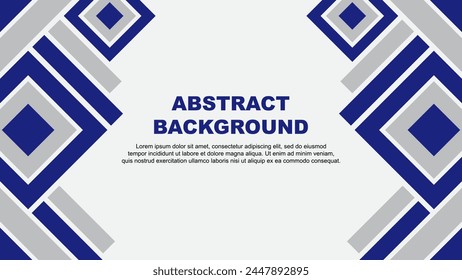 Abstract Dark Blue Background Design Template. Banner Wallpaper Vector Illustration. Dark Blue
