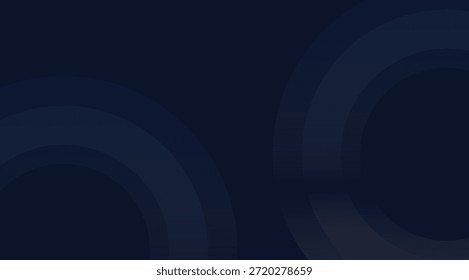 Abstract dark blue background featuring subtle concentric arcs and radial patterns, creating a modern and elegant digital design suitable for technology, business presentations, and contemporary graphic design