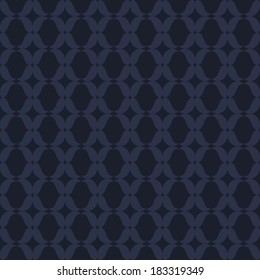 Abstract dark blue background with geometric, artistic simple ornament, retro seamless pattern, dark vector wallpaper, wrapping paper, modern swatch fabric for decoration and design 