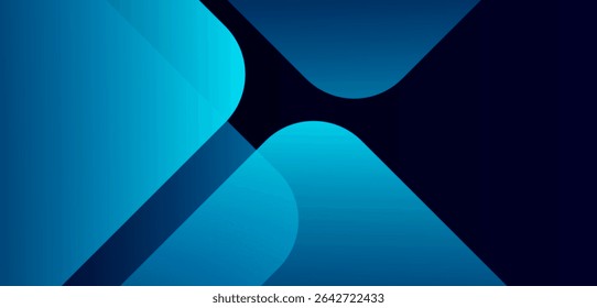Abstract dark blue background. Geometric square shapes pattern. High quality degital graphic. Futuristic concept. Vector illustration eps10. 