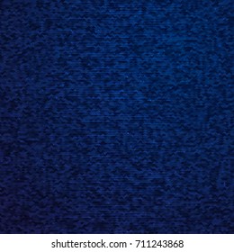 Abstract dark blue background with geometrical triangles and different particles. Vector background illustration for web and printing.
