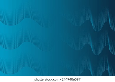 Abstractas fondo azul oscuro con líneas geométricas brillantes.  Traje para póster, Anuncio, folleto, portada, volante. Ilustración vectorial