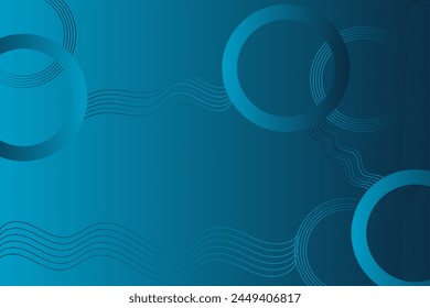Abstractas fondo azul oscuro con líneas geométricas brillantes.  Traje para póster, Anuncio, folleto, portada, volante. Ilustración vectorial