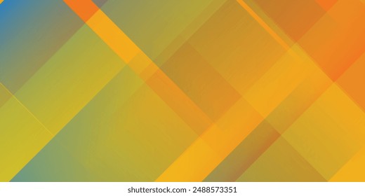 Abstract dark blue background with glowing geometric lines.Fresh Orange Yellow Blue Background Banner Vector For PPT Social Mediaology futuristic concept. Suit for poster,