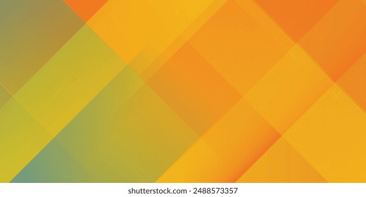 Abstrakter dunkelblauer Hintergrund mit leuchtenden geometrischen Linien. Fresh Orange Yellow Blue Hintergrund Banner Vektorgrafik Für PPT Social Mediaology futuristisches Konzept. Anzug für Poster,