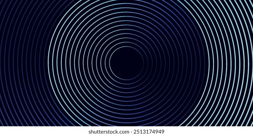 Resumo azul escuro. Linhas geométricas brilhantes. Conceito de tecnologia futurista. Terno para negócios, corporativos, apresentação, capa, banner, site, folheto, brochura.