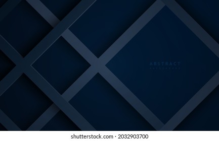 abstract dark blue background with gold line textured, technology background, modern landing page concept vector.