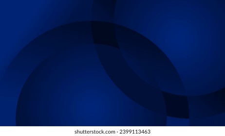Abstract dark blue background with gradation. Template for presentation, banner, flyer, etc. Dark blue background vector design.