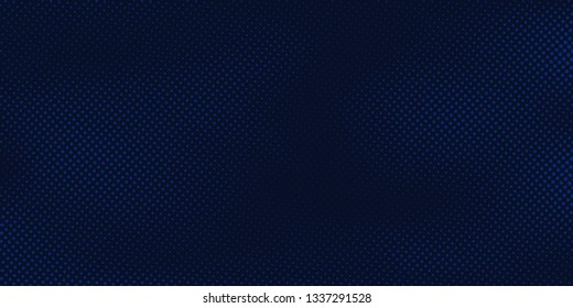 Abstract dark blue background with halftone pattern light blue  texture. Creative cover design template. Vector illustration