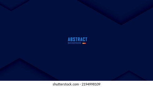 Resumen de fondo azul oscuro con forma hexágono y ornamento memphis para banner, papel de pared, banner de venta, afiche, fondo de movimiento azul marino abstracto espacio blanco para texto