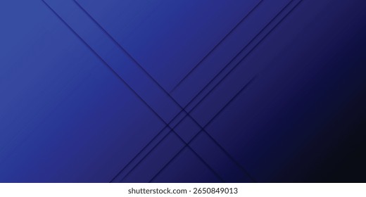 Fundo azul escuro abstrato com linhas de interseção