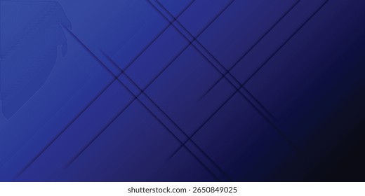 Plano de Fundo Azul Escuro Abstrato com Linhas de Interseção